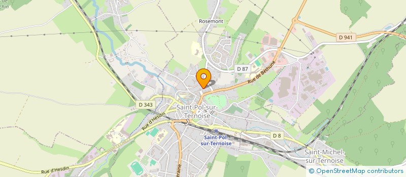 localisation de l'entreprise MERCIER SAC EPEE  SAINT-POL-SUR-TERNOISE