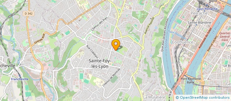 localisation de l'entreprise MERCIER TRADING ET INVESTISSEMENT  SAINTE-FOY-LES-LYON