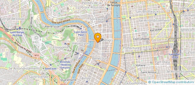 localisation de l'entreprise MERCIERE GLACE à LYON