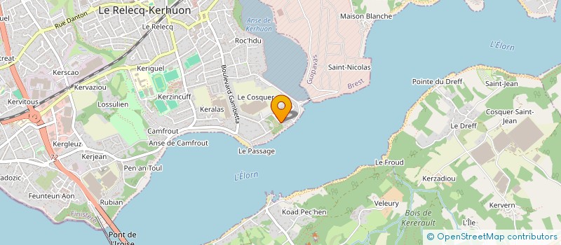 localisation de l'entreprise MERCIERS 29 à LE RELECQ-KERHUON