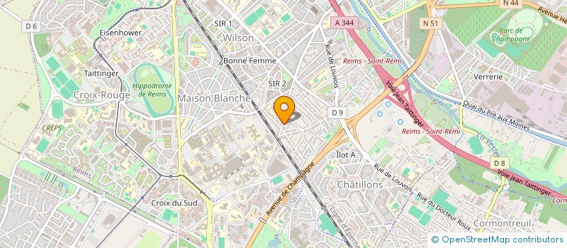 localisation de l'entreprise MERCIMAM  REIMS