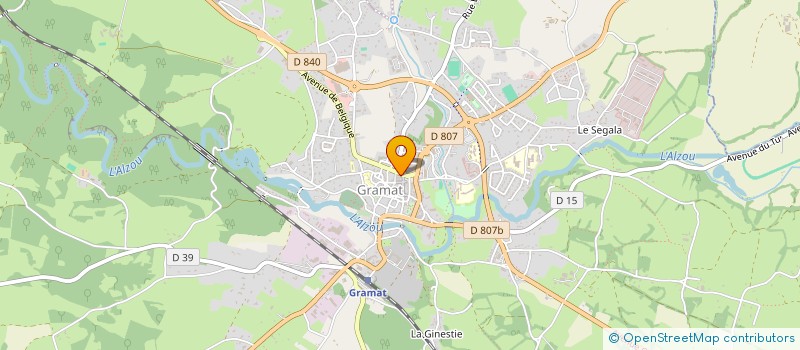 localisation de l'entreprise MERCIS  GRAMAT