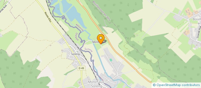 localisation de l'entreprise MERCKEL INTERNATIONAL  BOUTTENCOURT