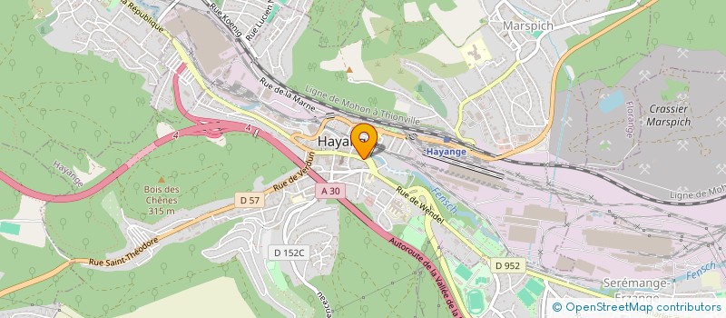 localisation de l'entreprise MERCKLING  HAYANGE