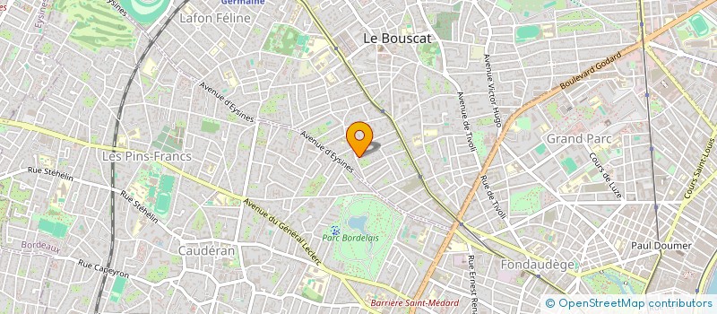 localisation de l'entreprise MERCLAIR  LE BOUSCAT