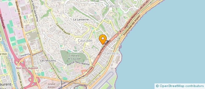 localisation de l'entreprise MERCLER à NICE