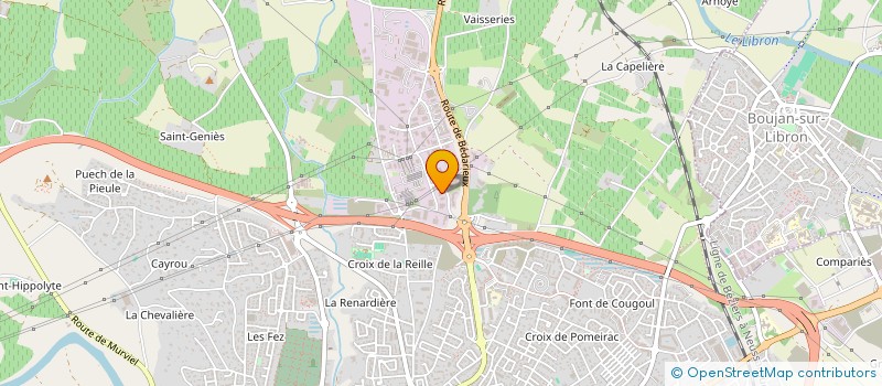 localisation de l'entreprise MERCORENT CONSEIL & FORMATION  BEZIERS