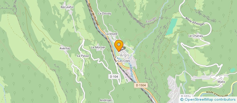 localisation de l'entreprise MERCREDIS DE NEIGE DE LA VALLEE DE L'ALBARINE à ARGIS