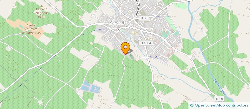 localisation de l'entreprise MERCURE  SERVIAN