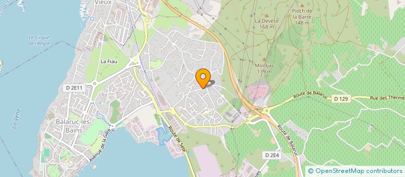 localisation de l'entreprise MERCURE  BOUZIGUES