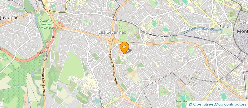 localisation de l'entreprise MERCURE à MONTPELLIER