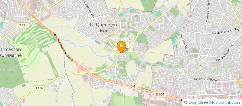 localisation de l'entreprise MERCURE  LA QUEUE-EN-BRIE