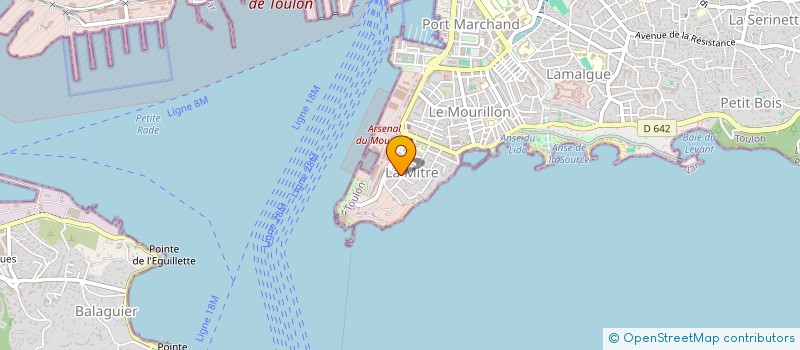 localisation de l'entreprise MERCURE  TOULON