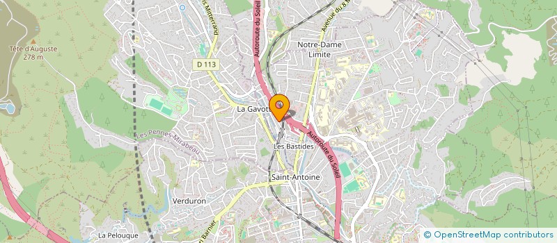 localisation de l'entreprise MERCURE 81  MARSEILLE