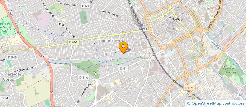 localisation de l'entreprise MERCURE  SAINTE-SAVINE