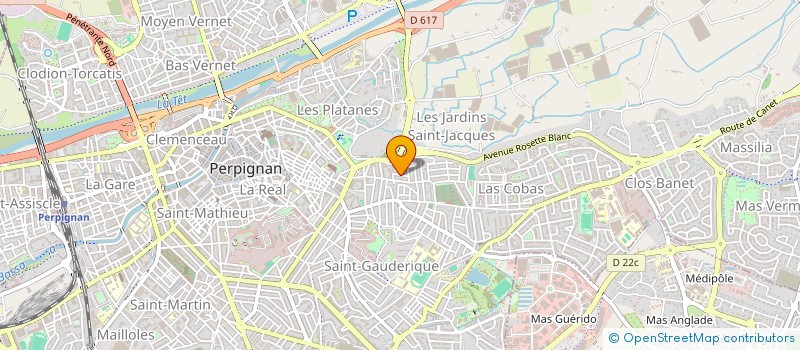 localisation de l'entreprise MERCURE  PERPIGNAN