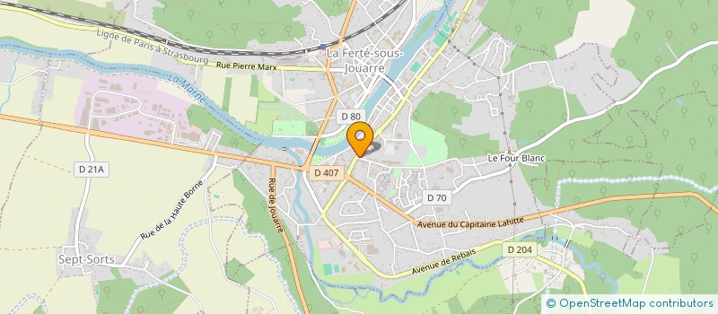 localisation de l'entreprise MERCURE à LA FERTE-SOUS-JOUARRE