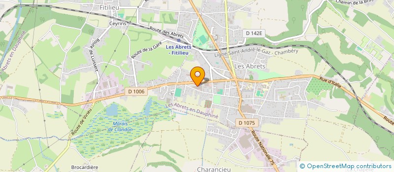 localisation de l'entreprise MERCURE à LES ABRETS-EN-DAUPHINE