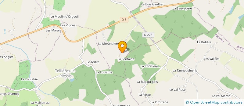 localisation de l'entreprise MERCURE à FERRIERES-LA-VERRERIE