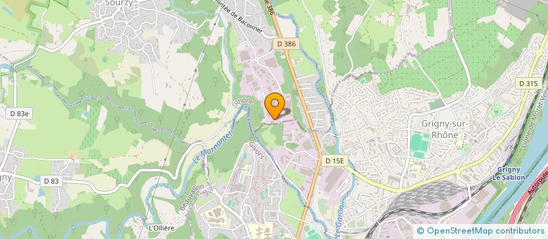 localisation de l'entreprise MERCURE  MONTAGNY