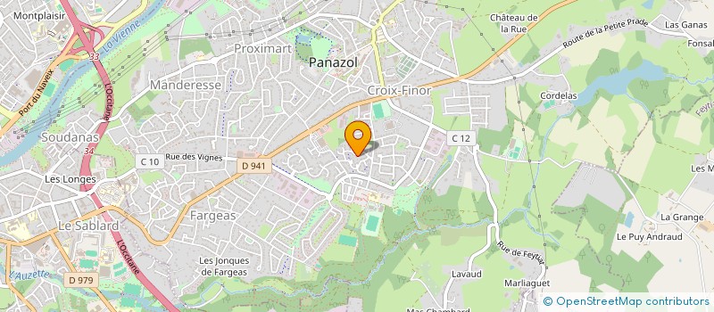 localisation de l'entreprise MERCURE  PANAZOL