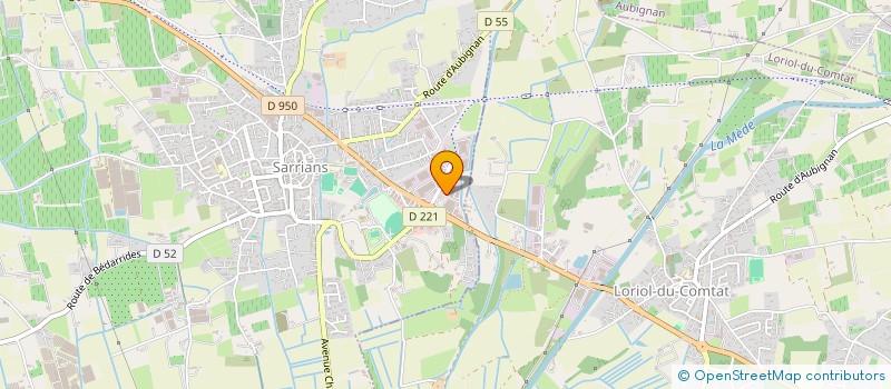 localisation de l'entreprise MERCURE  SARRIANS