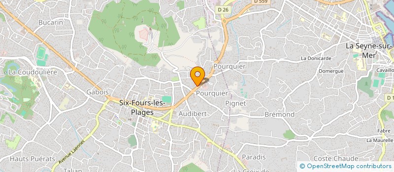 localisation de l'entreprise MERCURE à SIX-FOURS-LES-PLAGES