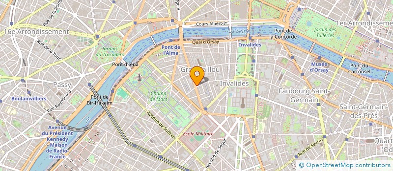 localisation de l'entreprise MERCURE ADOUR  PARIS