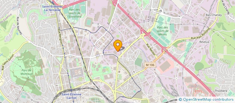 localisation de l'entreprise MERCURE ASSURANCES  SAINT-ETIENNE