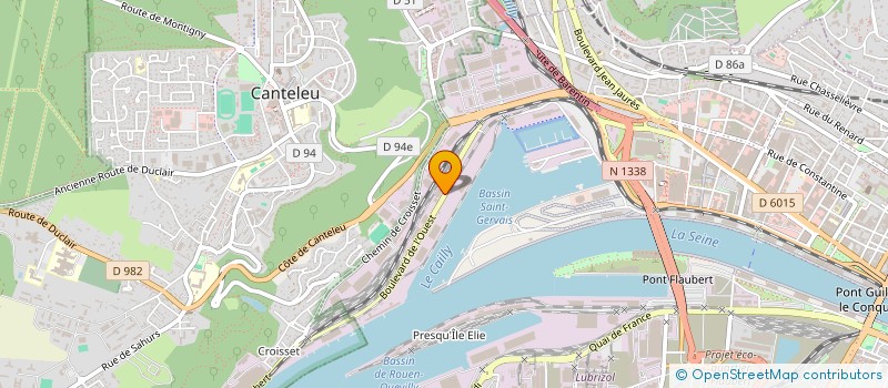 localisation de l'entreprise MERCURE AUTO à ROUEN