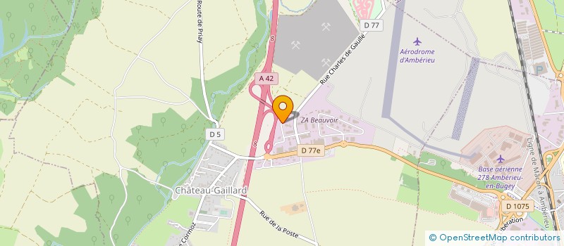 localisation de l'entreprise MERCURE BROWN à CHATEAU-GAILLARD