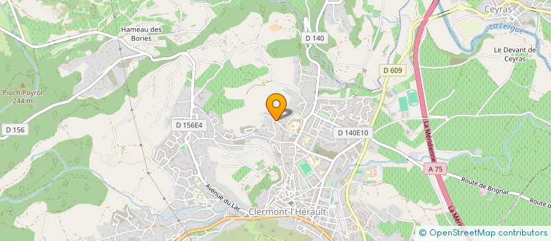 localisation de l'entreprise MERCURE IMMO  CLERMONT-L'HERAULT