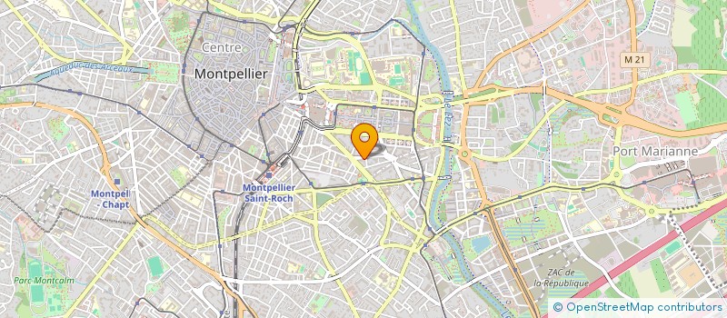 localisation de l'entreprise MERCURE INVESTISSEMENTS à MONTPELLIER