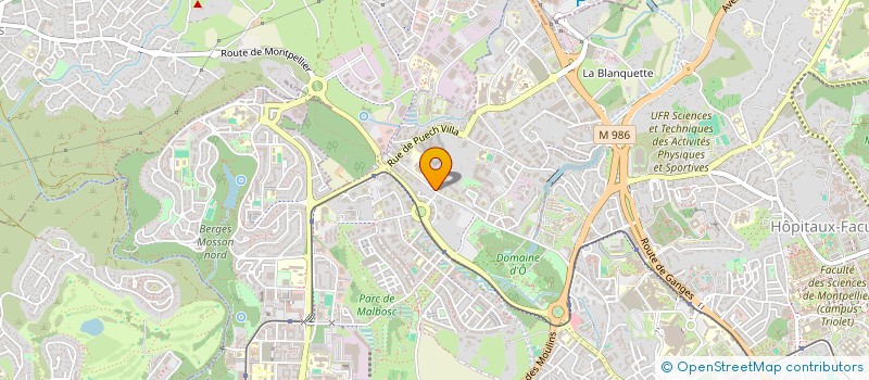 localisation de l'entreprise MERCURE JUNIOR  MONTPELLIER