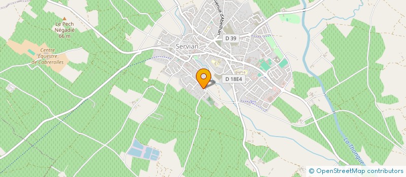 localisation de l'entreprise MERCURE PATRIMOINE  SERVIAN