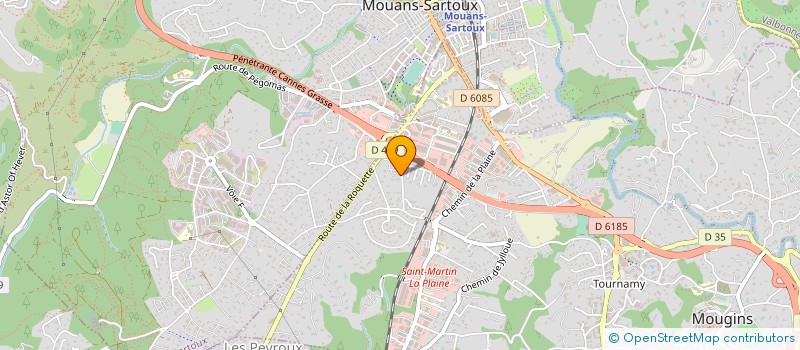 localisation de l'entreprise MERCURE PRODUCTION à MOUGINS