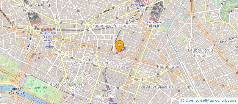 localisation de l'entreprise MERCURE SARL  PARIS