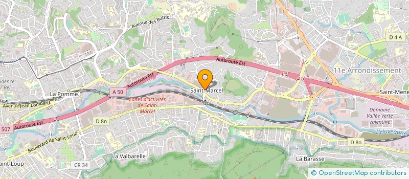 localisation de l'entreprise MERCURE TAXI à MARSEILLE