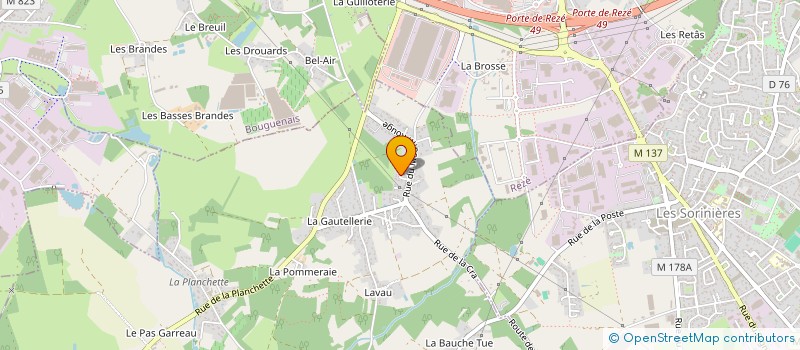 localisation de l'entreprise MERCURE TM IMMO à COUERON