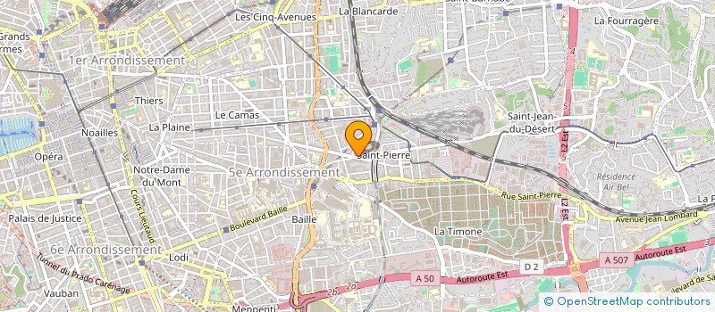 localisation de l'entreprise MERCURE TRANSPORTS SERVICES à MARSEILLE