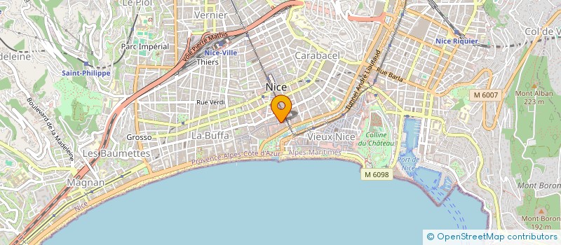 localisation de l'entreprise MERCURIA à NICE