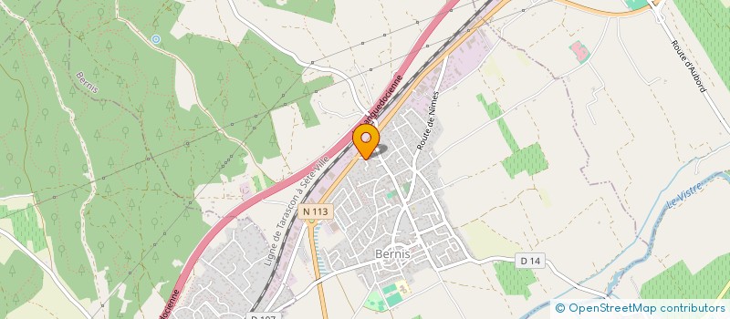 localisation de l'entreprise MERCURIA  BERNIS