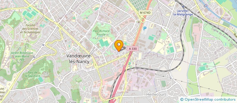 localisation de l'entreprise MERCURIA à VANDŒUVRE-LES-NANCY