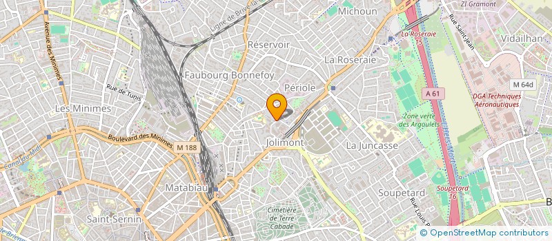 localisation de l'entreprise MERCURIAL JOLIMONT à TOULOUSE