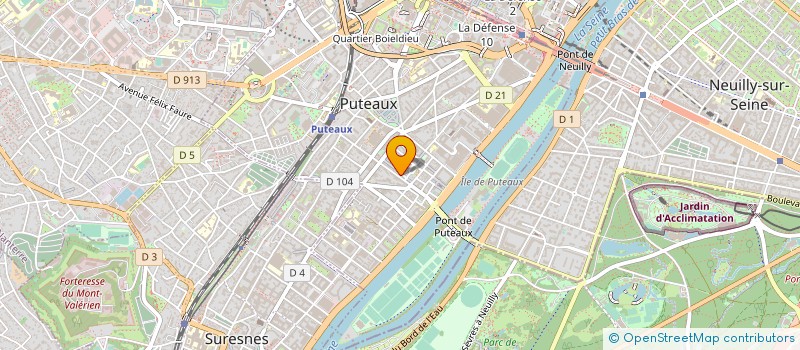 localisation de l'entreprise MERCURIUM à PUTEAUX