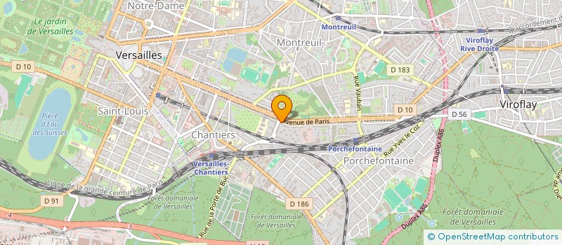 localisation de l'entreprise MERCURIUS à VERSAILLES