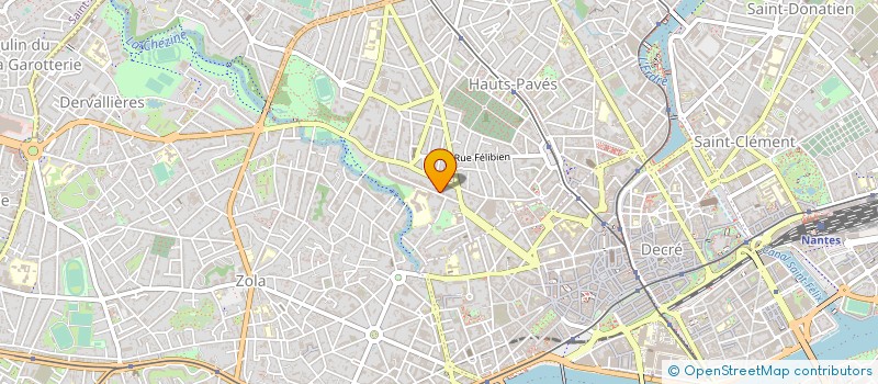 localisation de l'entreprise MERCURY à NANTES