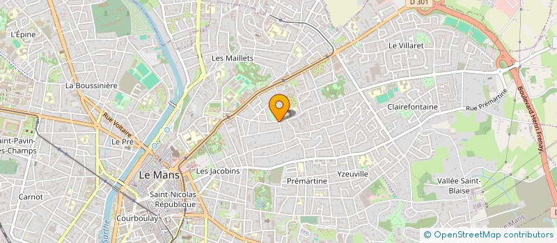 localisation de l'entreprise MERCURY  LE MANS