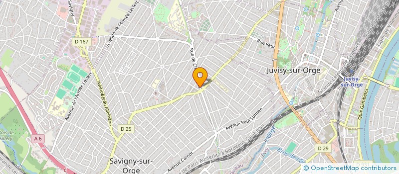 localisation de l'entreprise MERCURY à SAVIGNY-SUR-ORGE
