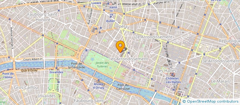 localisation de l'entreprise MERCURY à PARIS